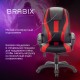 Кресло компьютерное BRABIX PREMIUM 'Rapid GM-102', экокожа/ткань, черное/красное, 532107