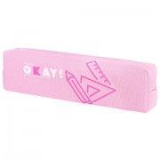 Пенал ЮНЛАНДИЯ ЮНИОР, 1 отделение, полиэстер, 'Okay', 20х6х4 см, 273806