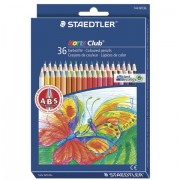 Карандаши цветные STAEDTLER (Германия) 'Noris club', 36 цветов, заточенные, европодвес, 144 ND36