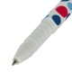 Ручка шариковая BRAUBERG SOFT TOUCH GRIP 'DOTS', СИНЯЯ, мягкое покрытие, ассорти, узел 0,7 мм, 143722