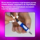 Ручка перьевая с 10 сменными картриджами BRAUBERG 'DELTA', эргономичный корпус, иридий, 143954