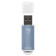 Флеш-диск 16 GB, SMARTBUY V-Cut, USB 2.0, металлический корпус, синий, SB16GBVC-B