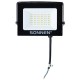 Прожектор светодиодный 30 Вт, 6500 К, 2400 Лм, 30 м2, IP65, 146x98x26 мм, черный, SONNEN, 238413