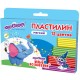 Пластилин мягкий ЮНЛАНДИЯ 'ЮНЫЙ ВОЛШЕБНИК', 12 цветов 180 г, СО СТЕКОМ, ВЫСШЕЕ КАЧЕСТВО, европодвес, 106439