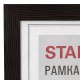 Рамка 30х40 см, небьющаяся, багет 30 мм, МДФ, STAFF 'Style', цвет венге, 391340