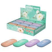 Ластик ERICH KRAUSE 'Pastel Bloom', 54х24х10,3 мм, овальный, ассорти, 60772