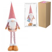 Украшение новогоднее интерьерное 72 см 'Звездный Гном', телескопические ножки, полиэстер, ЗОЛОТАЯ СКАЗКА, 592512