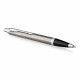 Набор PARKER 'IM Stainless Steel CT': шариковая ручка синяя и перьевая ручка синяя, 2183058