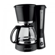 Кофеварка капельная SCARLETT SC-038, объем 0,6 л, мощность 600 Вт, подогрев, пластик, черная