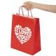 Пакет подарочный (1 штука) 26х13х32 см (L) 'Love Kraft', крафт, ЗОЛОТАЯ СКАЗКА, 700843