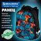Ранец BRAUBERG ORIGINAL, 2 отделения, с брелком, 'Hot spill', 38х29х16 см, 274405