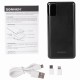 Аккумулятор внешний 20000 mAh SONNEN POWERBANK Q60P БЫСТРАЯ ЗАРЯДКА, 2 USB, литий-полимерный, 263033