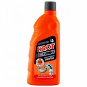 Средство для прочистки канализационных труб 1 кг, КРОТ 'Turbo', гель, 4000044