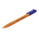 Ручка шариковая BRAUBERG 'Solar', СИНЯЯ, трехгранная, корпус оранжевый, узел 1 мм, линия письма 0,5 мм, 142402