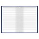 Книга учета 144 л., линия, твердая, бумвинил, блок офсет, А4 200х290 мм, BRAUBERG, синий, 130227