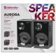 Колонки компьютерные DEFENDER Aurora S40, 2.0, 40 Вт, дерево, черные, 65240