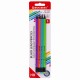 Набор карандашей чернографитных BRAUBERG 'ULTRA COLOR' 4 шт., HB, с ластиком, пластиковые, 181709