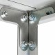 Стеллаж металлический BRABIX 'MS Plus-200/60-5', 2000х1000х600 мм, 5 полок, регулируемые опоры, 291111, S241BR166502