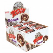Кекс TODAY 'Donut' со вкусом Какао, ТУРЦИЯ, 24 шт по 40 г в шоубоксе, 1368