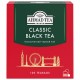 Чай AHMAD 'Classic Black Tea', черный, 100 пакетиков по 2 г, 1665-08