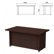 Стол письменный 'Приоритет' 1600х900х750 мм, венге (КОМПЛЕКТ)