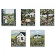 Тетрадь А5, 48 л., скоба, клетка, TWIN-лак, ERICH KRAUSE, 'Fancy Field' (микс в спайке), 64866