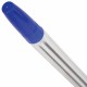 Ручка шариковая ГВАРДИЯ 'Line', корпус прозрачный, узел 1 мм, линия письма 0,5 мм, синяя,143207