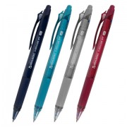 Ручка гелевая стираемая автоматическая BRAUBERG 'X-ERASE RT MORANDI COLOR', СИНЯЯ, пишущий узел 0,7 мм, линия письма 0,5 мм, 144425