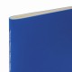 Тетрадь A5 (147х210 мм) 48 л., сшивка, клетка, кожзам SoftTouch, синий, BRAUBERG 'RAINBOW', 403876