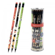 Карандаш чернографитный с принтом BRAUBERG 'JAPAN FOOD', 1 шт., HB, с ластиком, корпус ассорти, 182022