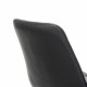 Кресло BRABIX 'Deco MG-316', без подлокотников, пятилучие серебристое, экокожа, черное, 532080.