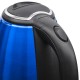 Чайник SONNEN KT-118B, 1,8 л, 1500 Вт, закрытый нагревательный элемент, нержавеющая сталь, синий, 452927