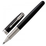 Ручка-роллер PARKER 'Sonnet Core Black Lacquer CT', корпус черный глянцевый лак, палладиевые детали, черная, 1948081