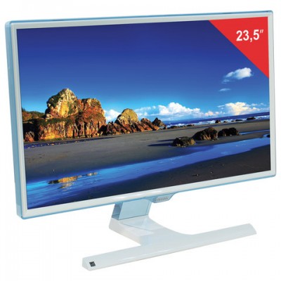 Монитор SAMSUNG S24E391HL 23,5' (60 см), 1920x1080, 16:9, PLS, 4 ms, 250 cd, VGA, HDMI, белый, LS24E391HLO/CI