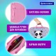 Папка на молнии с ручками BRAUBERG А4, 1 отделение, полиэстер, 80 мм, 'Funny panda', 271127