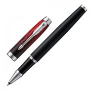 Ручка-роллер PARKER 'IM Red Ignite CT', корпус черный матовый, хромированные детали, черная, 2074032