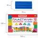 Пластилин классический ПИФАГОР 'Веселая такса', 12 цветов, 180 г, СО СТЕКОМ, 106675