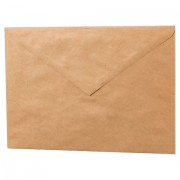 Конверты С5 (162х229 мм) КРАФТ, клей, 90 г/м2, КОМПЛЕКТ 1000 шт., треугольный клапан, 76423