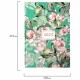 Ежедневник датированный на 2023 (145х215 мм), А5, STAFF, ламинированная обложка, 'Flowers', 114192