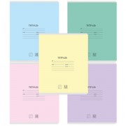 Тетради ДЭК 12 л. КОМПЛЕКТ 10 шт. BRAUBERG КЛАССИКА NEW, косая линия, обложка картон, АССОРТИ, 107049