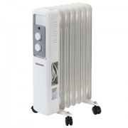 Обогреватель масляный SONNEN DFS-7E, 7 секций, 1500 Вт, 3 режима, механическое управление, белый, 457779