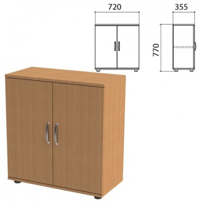 Шкаф (стеллаж) 'Эко', 720х355х770 мм, полка, бук бавария, 402896, 402896-550