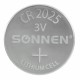 Батарейки литиевые SONNEN Lithium CR2025, 'таблетки, дисковые, кнопочные', КОМПЛЕКТ 2 шт., блистер, 457139