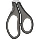 Ножницы BRAUBERG 'EXTRA', 230 мм, серо-черные, 2-сторонняя заточка, эргономичные ручки, 237297