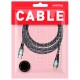 Кабель Type-C - Lightning, 1 м, 3 А, SMARTBUY, для быстрой зарядки и передачи данных, черный, PDTRANSP-BLACK