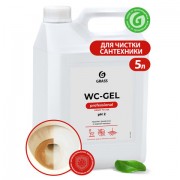 Средство для уборки сантехнических блоков 5,3 кг GRASS WC-GEL, кислотное, гель, 125203