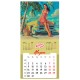 Календарь настенный перекидной 2027г, BRAUBERG, 12 листов, 28,5х28,5 см, 'Pin up', 118421