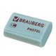 Ластик BRAUBERG 'Pastel', 37х24х11мм, ассорти пастельных цветов, экологичный ПВХ, 229582