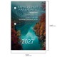Календарь настольный перекидной на 2027 г., 160 л., блок газетный, 1 краска, STAFF, 'ПРИРОДА', 118493