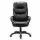 Кресло офисное BRABIX PREMIUM 'Nord EX-590', черный пластик, экокожа, черное, 532097
